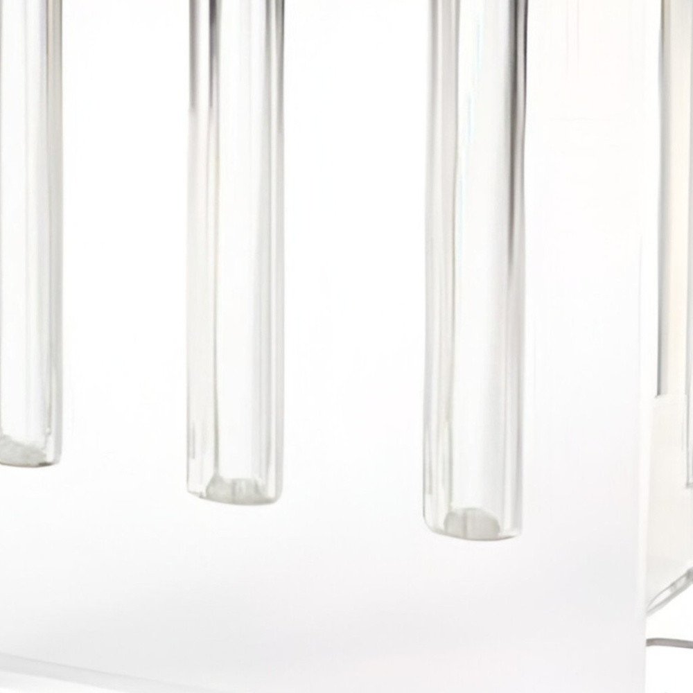 7" Clear Crystal Clear Square Table Vase HomeRoots