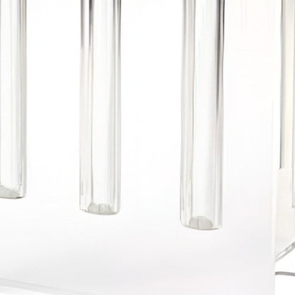 7" Clear Crystal Clear Square Table Vase HomeRoots