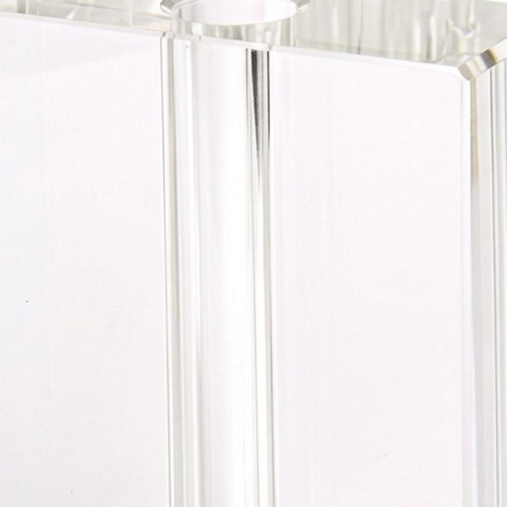 6" Clear Square Crystal Glass Table Vase HomeRoots