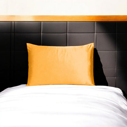 Apricot Dreamy Silky Satin King Size Pillowcase HomeRoots