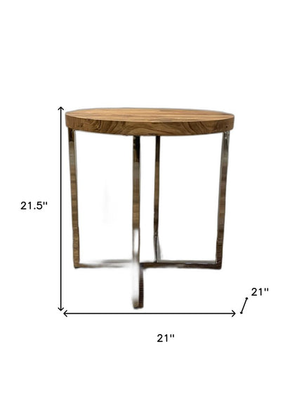 Modern Rustic Side Or End Table HomeRoots