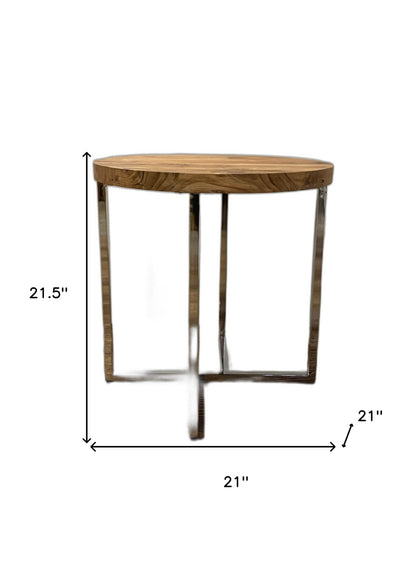 Modern Rustic Side Or End Table