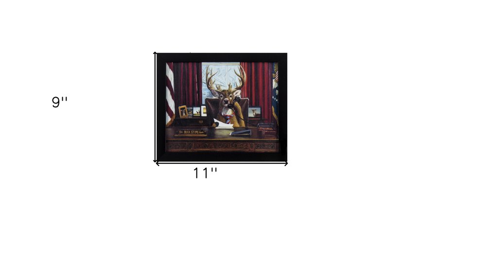 The Buck Stops Here Framed Art — view 2
