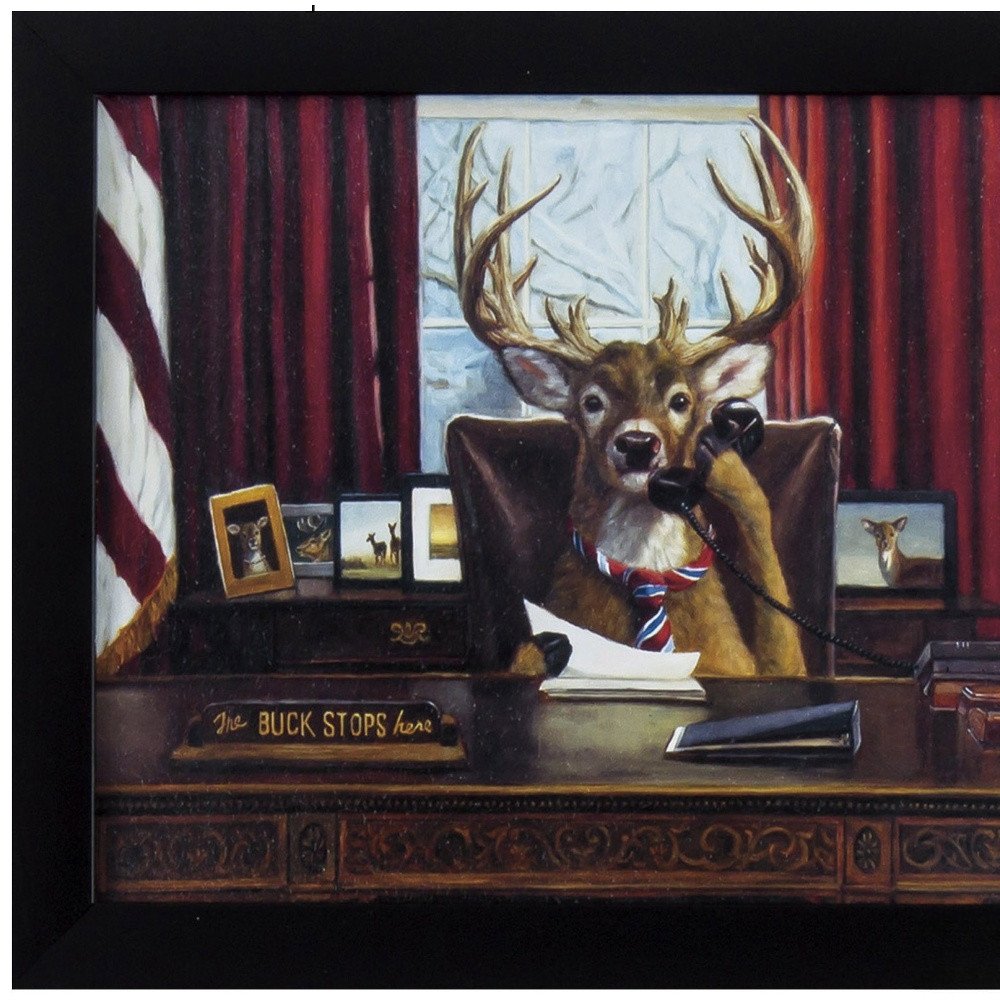 The Buck Stops Here Framed Art — view 4