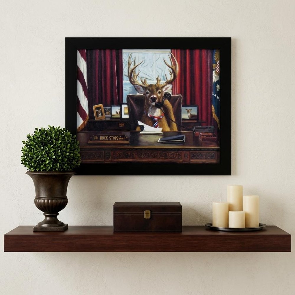 The Buck Stops Here Framed Art — view 5