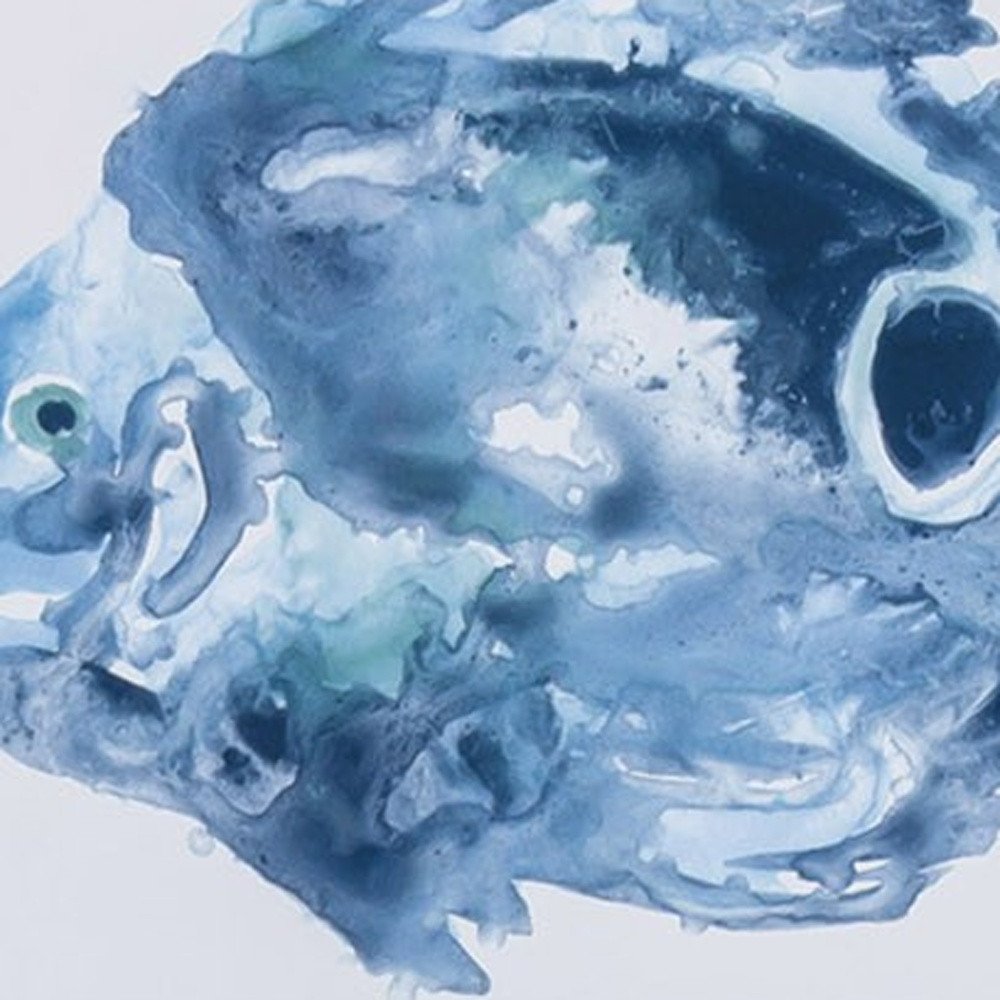Set of Two 14" X 16" Blue Fish Wall Decor — view 2