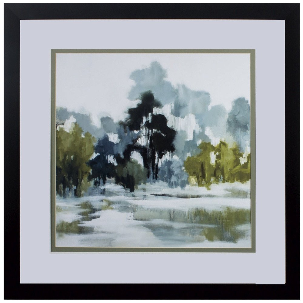 Reflections Watercolor Abstract Framed Art — view 4