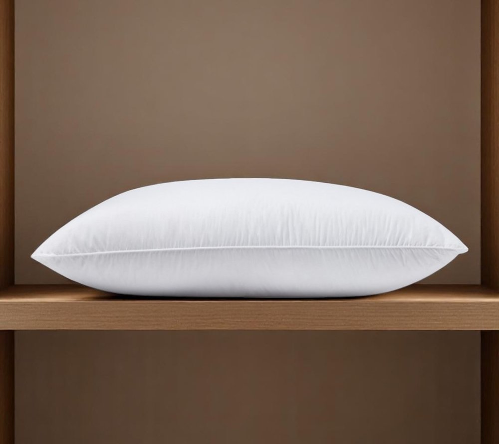 100% Cotton Lux Sateen Down Alternative Medium Hypoallergenic Standard Size Bed Pillow HomeRoots