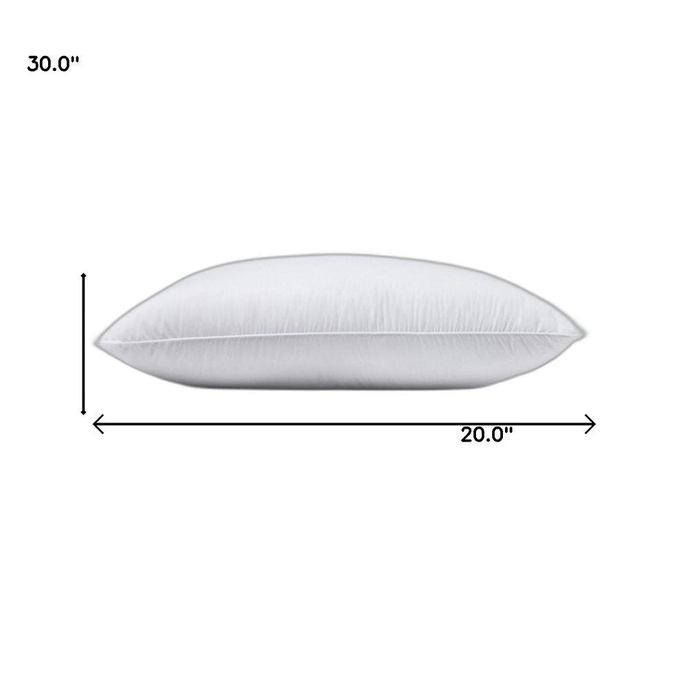Lux Sateen Down Alternative Queen Size Firm Pillow HomeRoots
