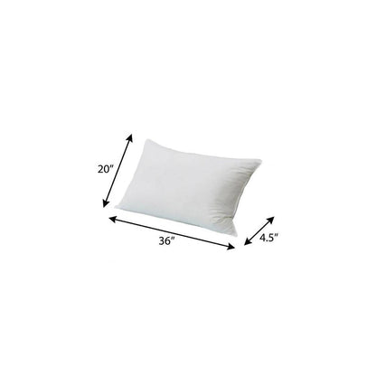Lux Sateen Down Alternative King Size Firm Pillow HomeRoots