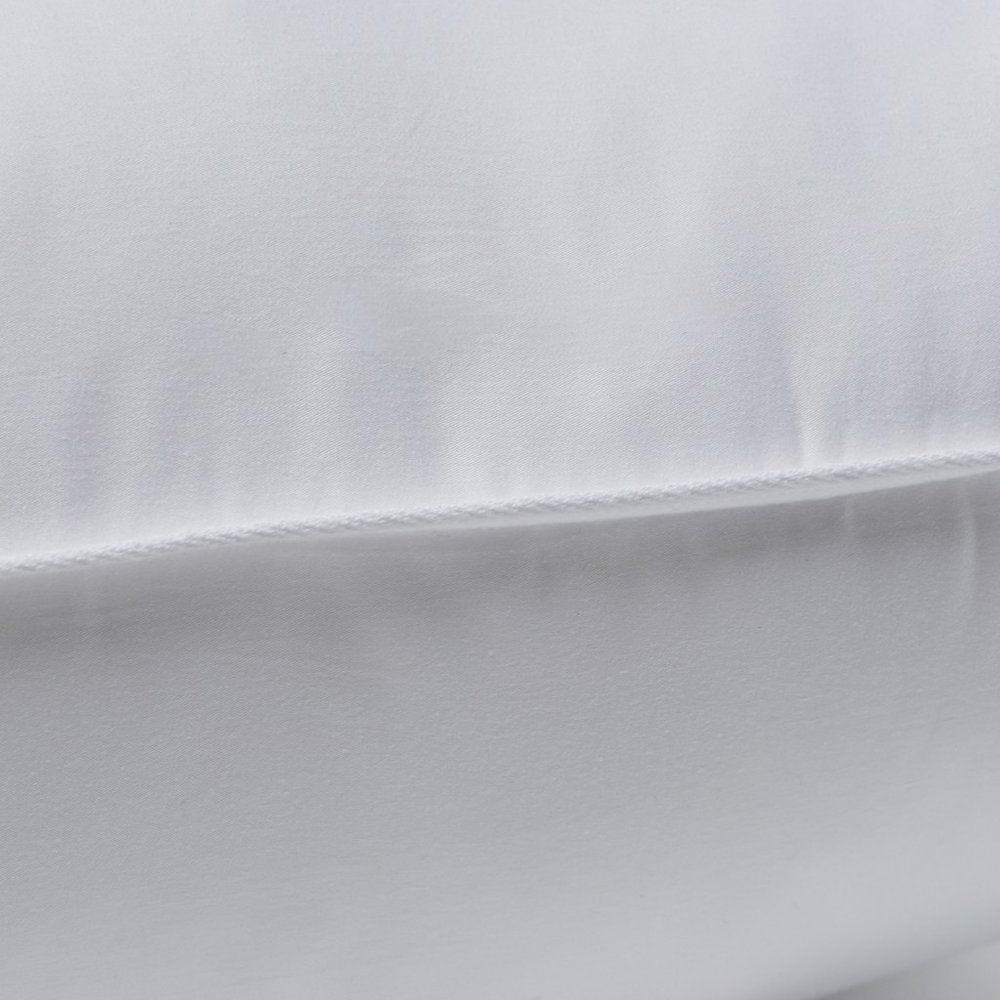 Set Of 2 Lux Sateen Down Alternative Queen Size Medium Pillows HomeRoots