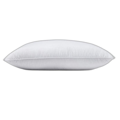 Set Of 2 Lux Sateen Down Alternative King Size Medium Pillows HomeRoots