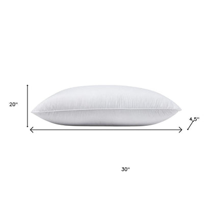 Set of Two Down Alternative Firm Queen Size Bed Pillows HomeRoots