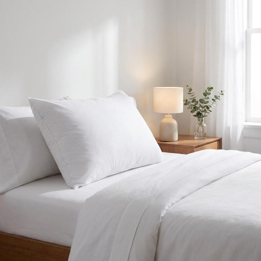 Premium Lux Down King Size Firm Pillow HomeRoots