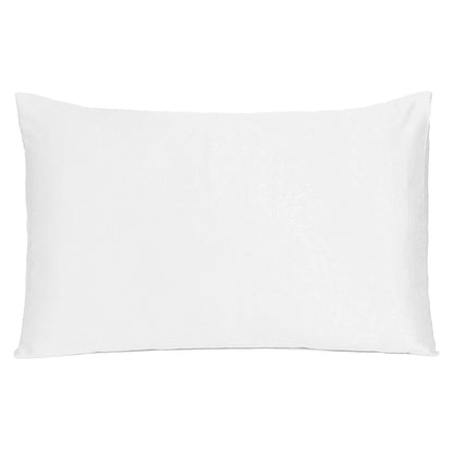 White Dreamy Set Of 2 Silky Satin King Pillowcases