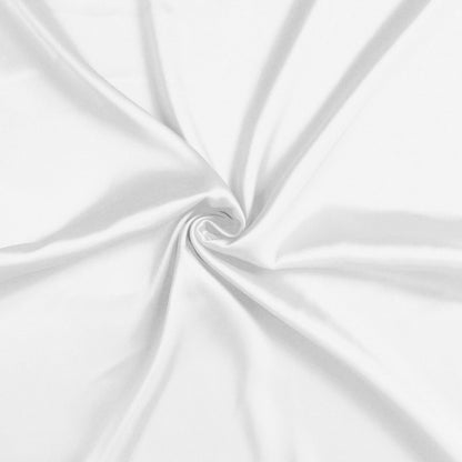 White Dreamy Set Of 2 Silky Satin King Pillowcases - FurniFindUSA