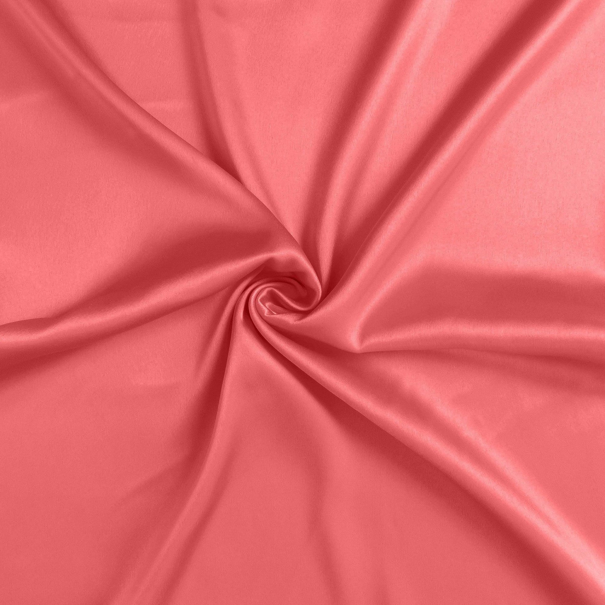 Coral Dreamy Set Of 2 Silky Satin King Pillowcases - FurniFindUSA