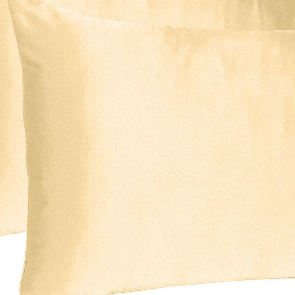 Pale Peach Dreamy Set Of 2 Silky Satin King Pillowcases HomeRoots
