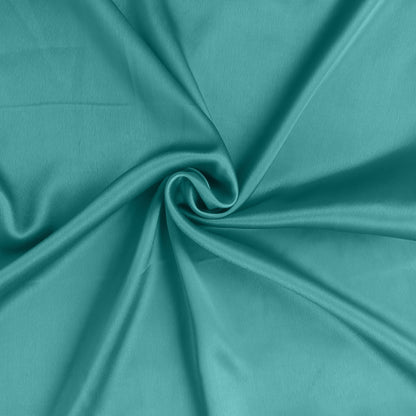 Teal Dreamy Set Of 2 Silky Satin King Pillowcases