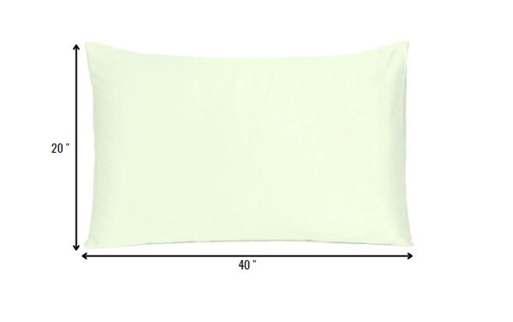 Ivory Dreamy Set Of 2 Silky Satin King Pillowcases HomeRoots