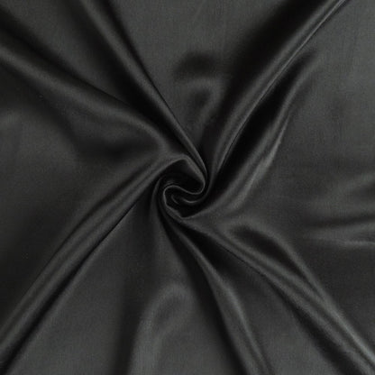 Black Dreamy Set Of 2 Silky Satin Standard Pillowcases HomeRoots