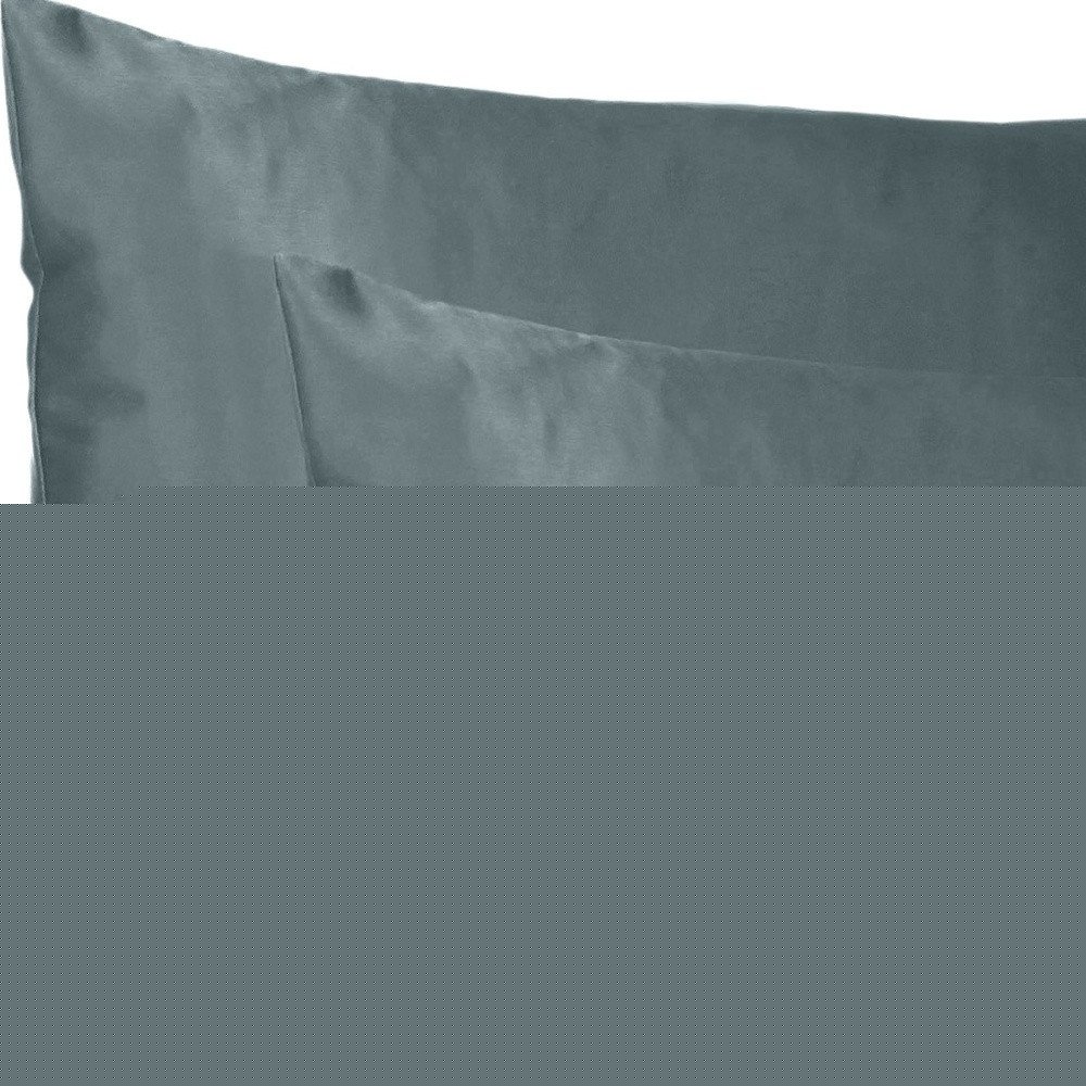 Two Piece Gray Satin HomeRoots