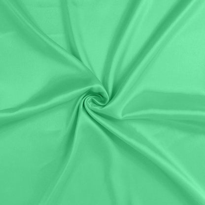 Green Dreamy Set Of 2 Silky Satin Standard Pillowcases - FurniFindUSA