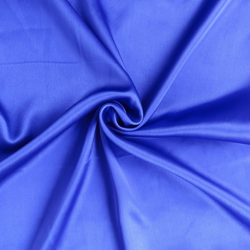 Royal Blue Dreamy Set Of 2 Silky Satin Standard Pillowcases HomeRoots