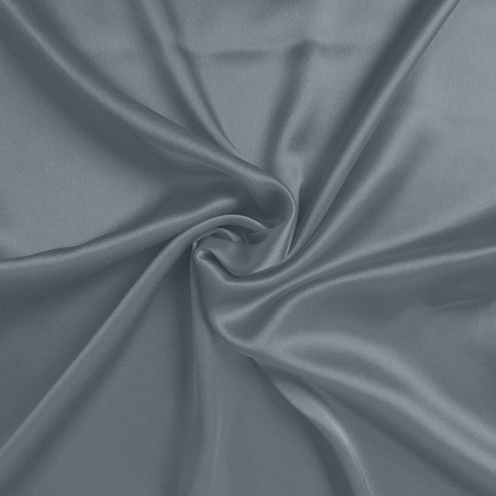 Set Of Two Dark Gray Dreamy Silk Satin Standard Pillowcases HomeRoots