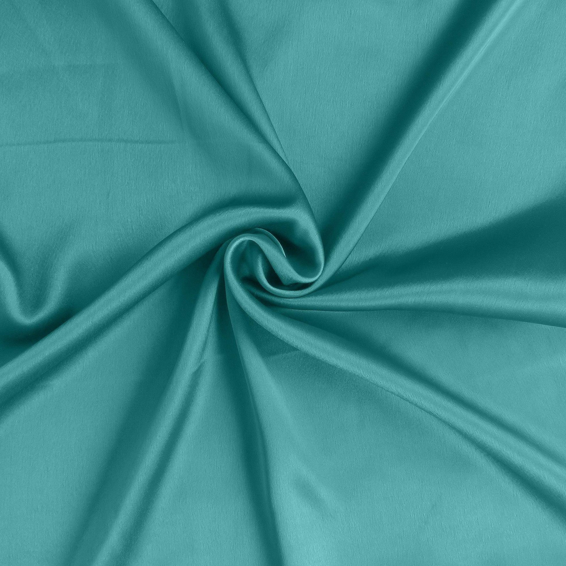 Teal Dreamy Set Of 2 Silky Satin Standard Pillowcases - FurniFindUSA