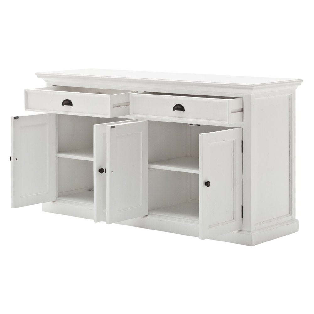 Modern Farmhouse White Buffet Server HomeRoots