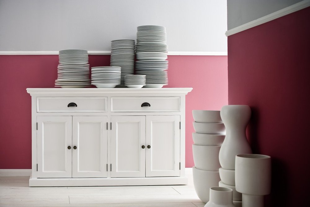 Modern Farmhouse White Buffet Server HomeRoots