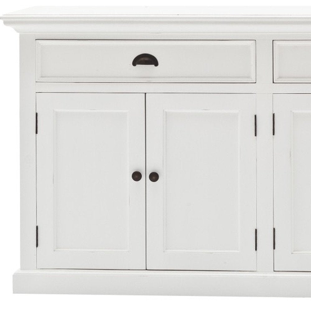 Modern Farmhouse White Buffet Server HomeRoots