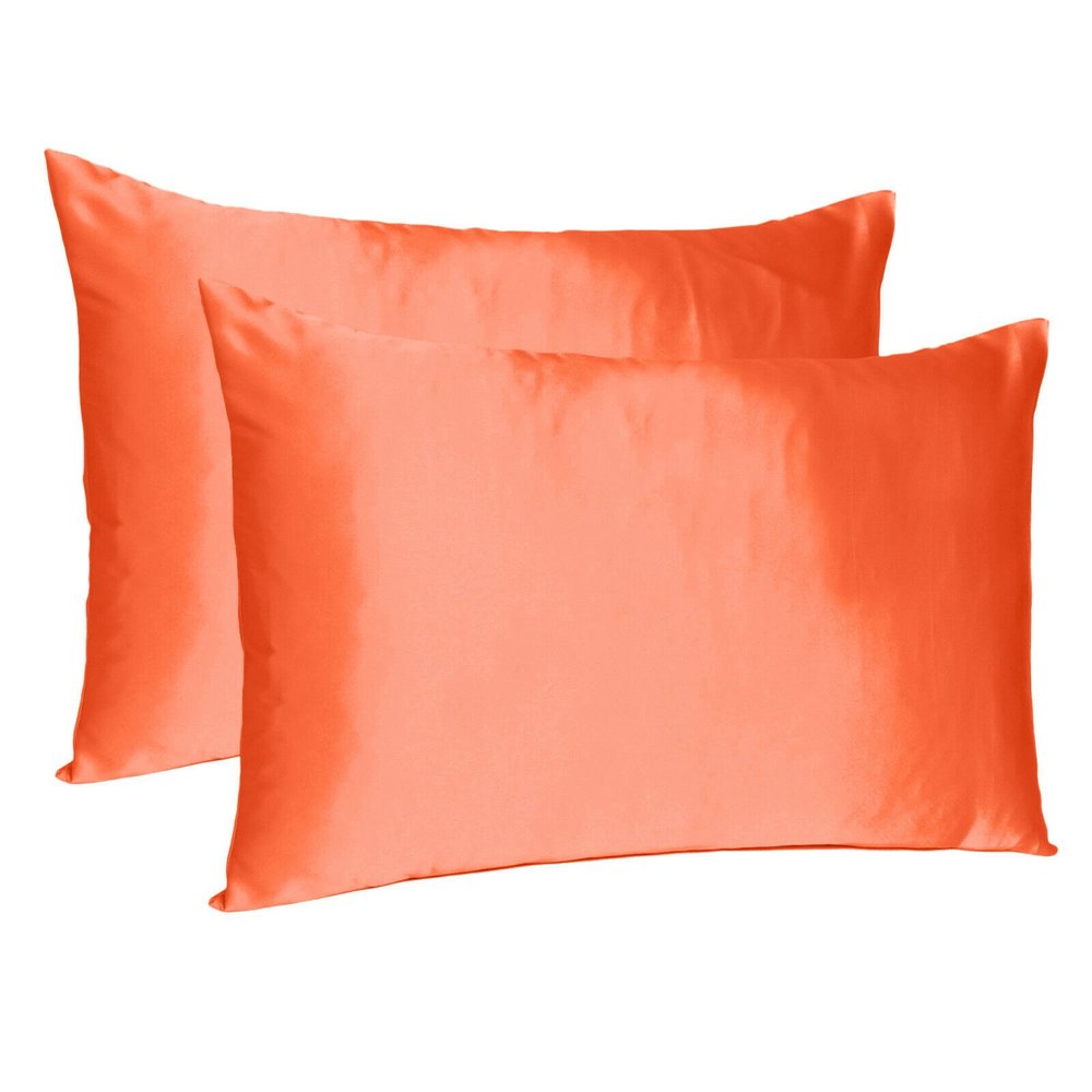 Poppy Dreamy Set Of 2 Silky Satin Queen Pillowcases HomeRoots