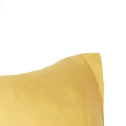 Gold Dreamy Set Of 2 Silky Satin Queen Pillowcases