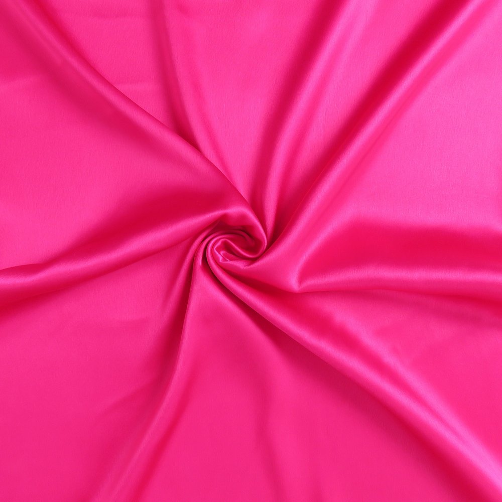 Two Piece Fuchsia Satin And Satin Pillowcases Envelope HomeRoots