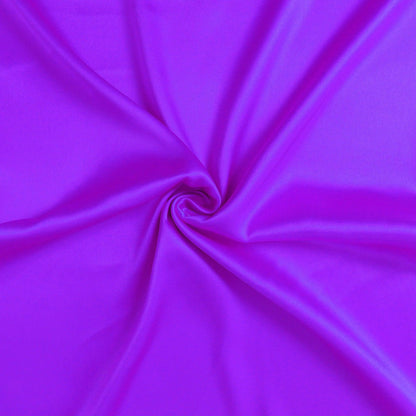 Bright Purple Dreamy Set Of 2 Silky Satin Queen Pillowcases - FurniFindUSA