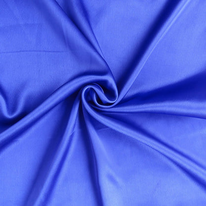 Royal Blue Dreamy Set Of 2 Silky Satin Queen Pillowcases HomeRoots
