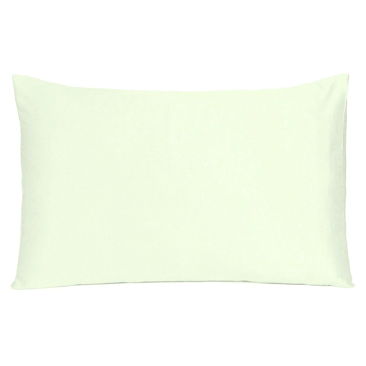 Ivory Dreamy Set Of 2 Silky Satin Queen Pillowcases - FurniFindUSA