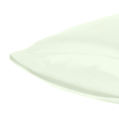 Ivory Dreamy Set Of 2 Silky Satin Queen Pillowcases HomeRoots