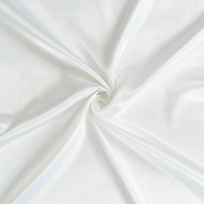 White Dreamy Set Of 2 Silky Satin Queen Pillowcases - FurniFindUSA