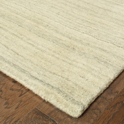 3’ X 8’ Two-Toned Beige And Grayrunner Rug