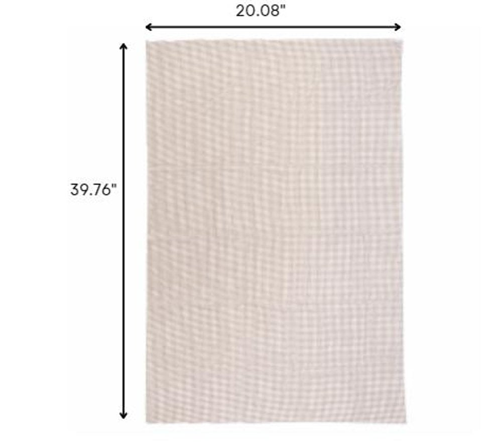 2' x 8' Brown Non Slip Indoor Outdoor Rug Pad HomeRoots