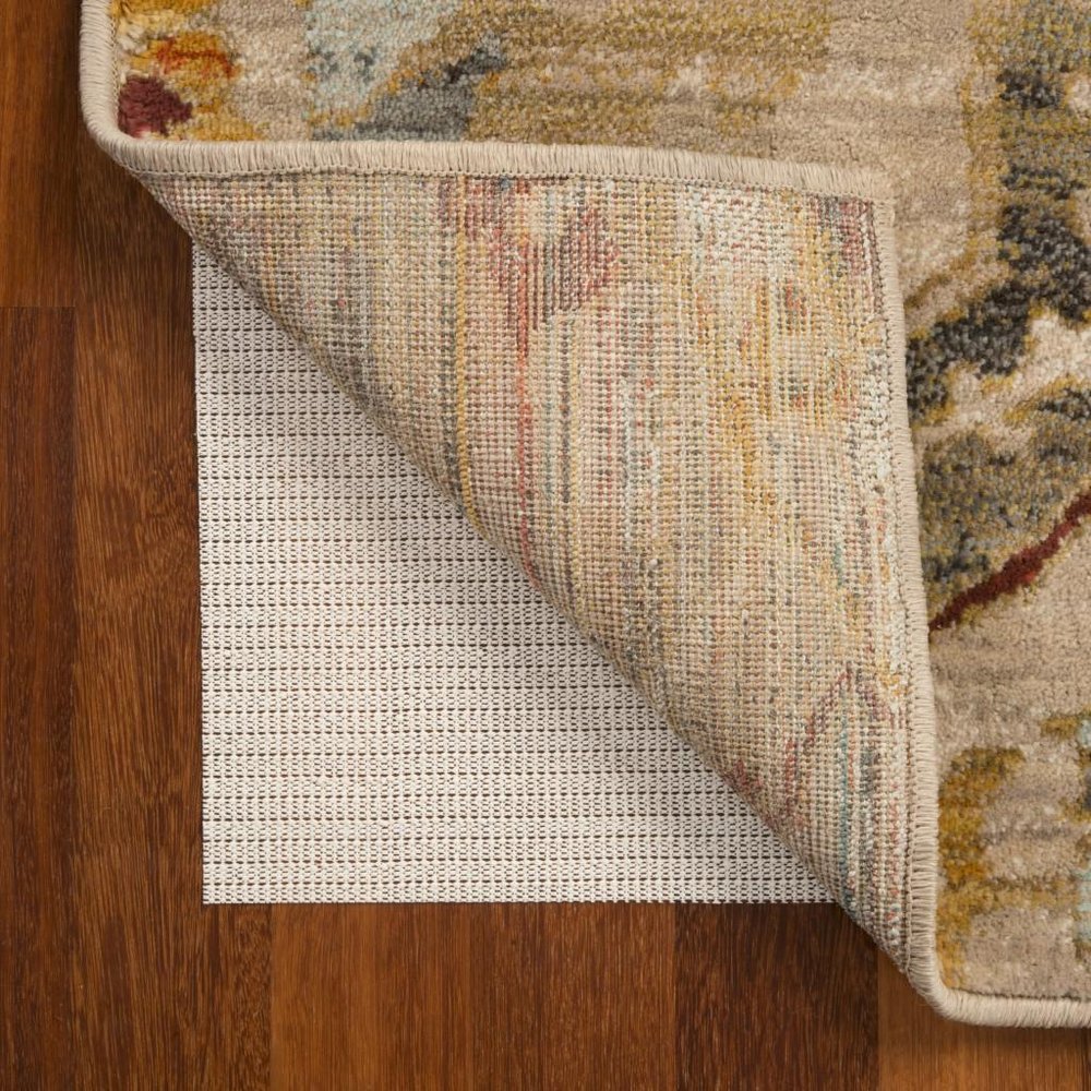 3' x 5' Beige Non Slip Rug Pad HomeRoots