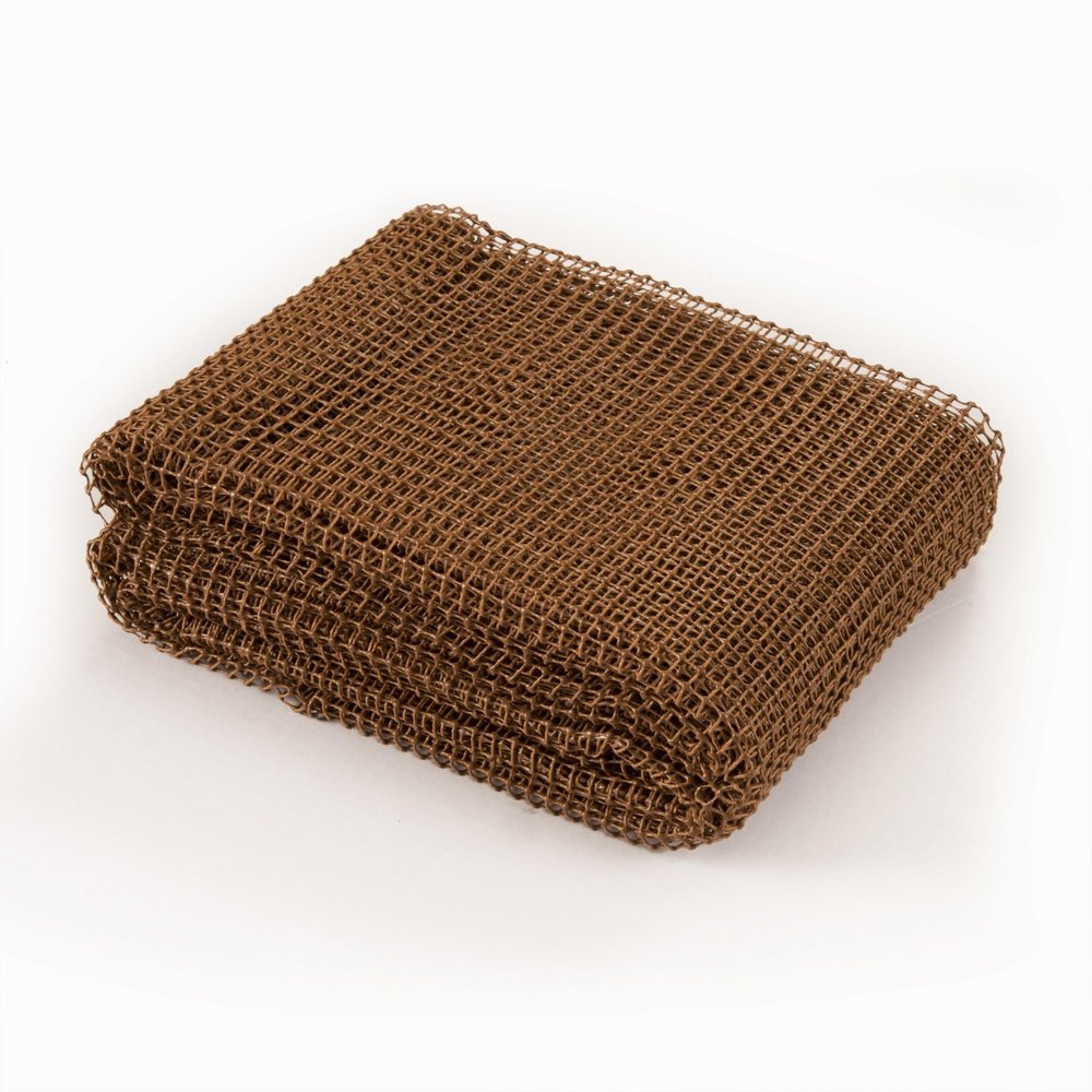 2' x 8' Brown Non Slip Indoor Outdoor Rug Pad HomeRoots