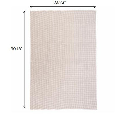 2' x 3' Brown Non Slip Indoor Outdoor Rug Pad