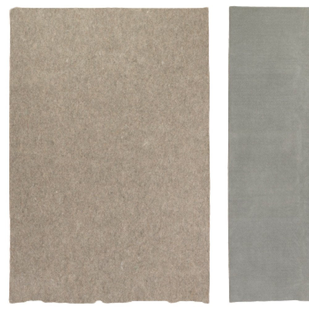 8' x 10' Gray Non Slip Rug Pad HomeRoots
