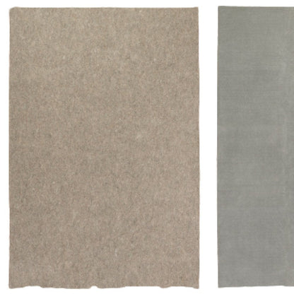 8' x 10' Gray Non Slip Rug Pad HomeRoots
