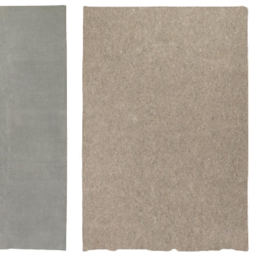 2' x 4' Gray Non Slip Rug Pad HomeRoots