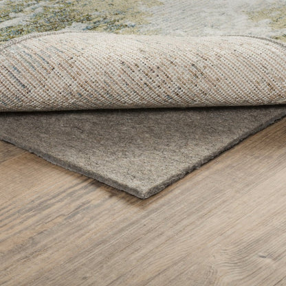 8' x 10' Gray Non Slip Rug Pad HomeRoots